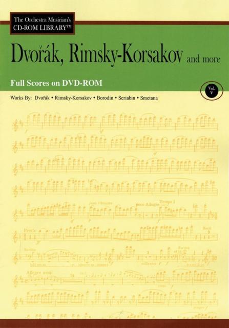 Dvorak Rimsky Korsakov Etal Dvdr Full Scores V5