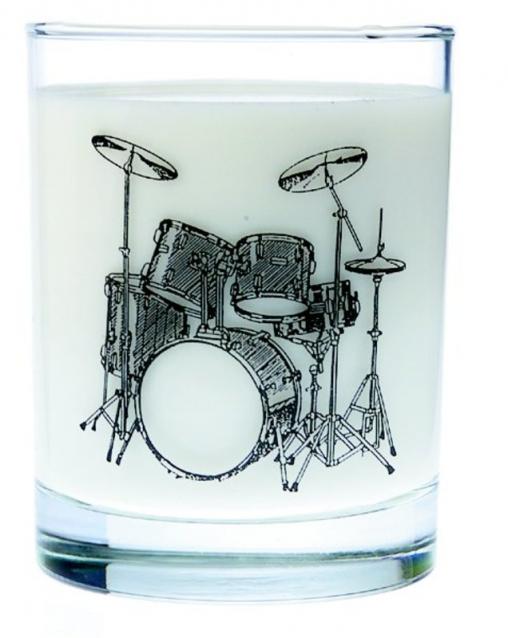 Glass 5pc Drum Set Black Imprint