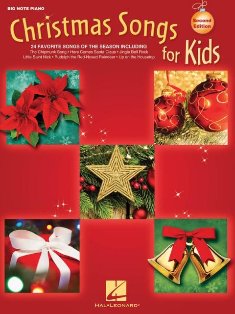 Christmas Songs For Kids Big Note Piano