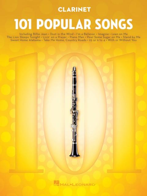 101 POPULAR SONGS FOR CLARINET