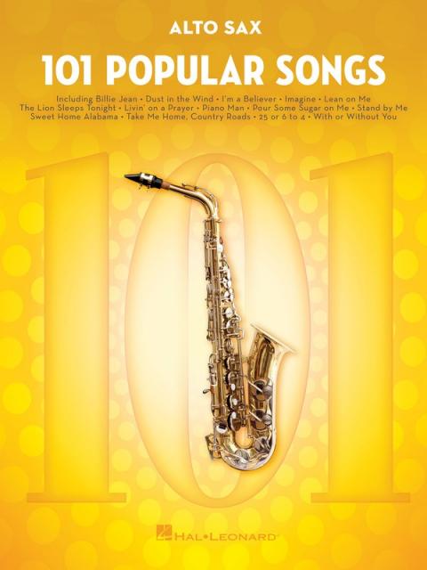 101 POPULAR SONGS FOR ALTO SAX