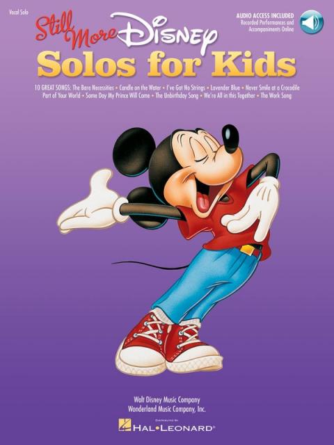 Still More Disney Solos For Kids Bk/cd