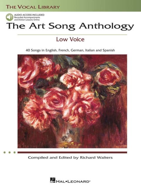 Art Song Anthology Low Voice Bk/3cd