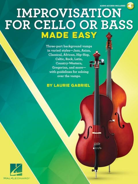 IMPROVISATION FOR CELLO OR BASS MADE EASY BK/OLA