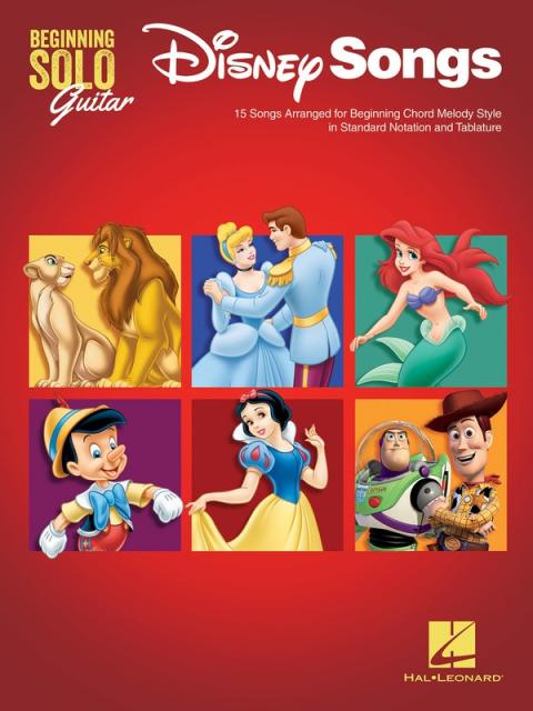 Disney Songs Beginning Solo Guitar