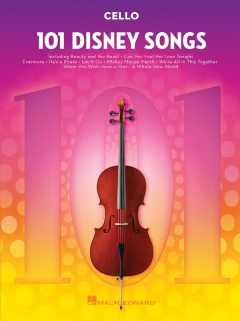 101 DISNEY SONGS FOR CELLO