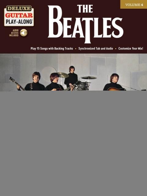 THE BEATLES DELUXE GUITAR PLAYALONG V4 BK/OLA