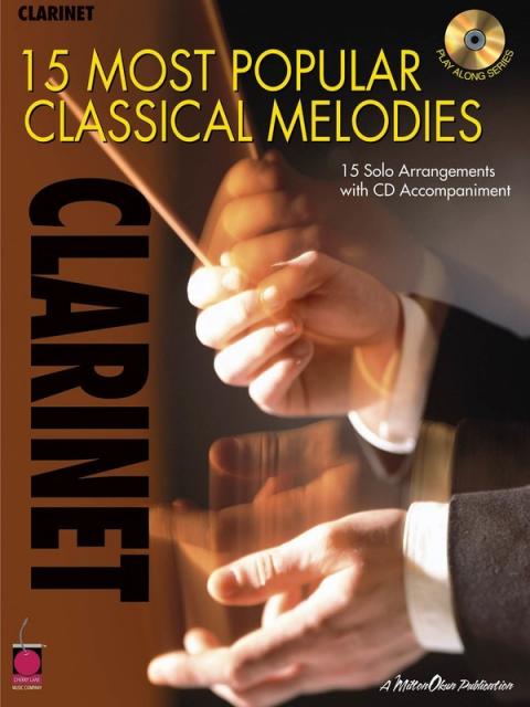 15 Most Popular Classical Melodies Clar Bk/cd