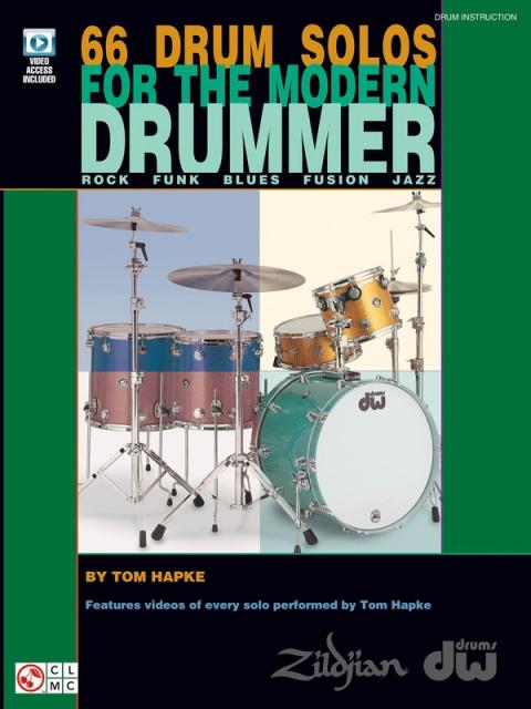 66 Drum Solos For The Modern Drummer Bk/dvd