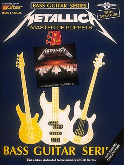 Master Of Puppets Bass Tab