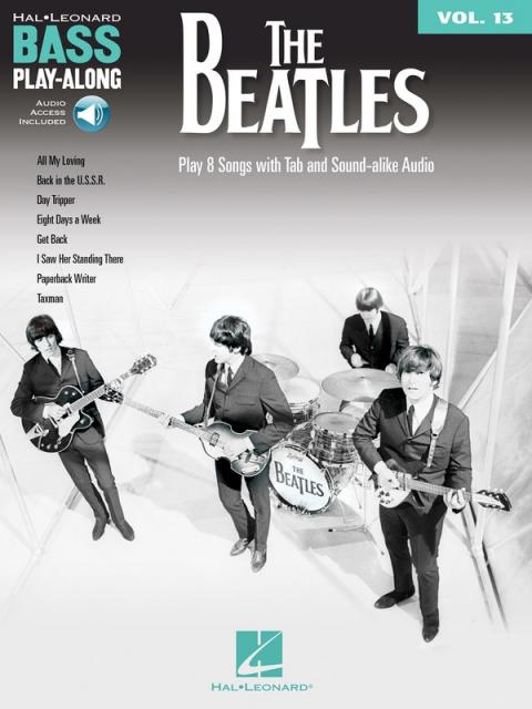 The Beatles Bass Playalong V13 Bk/ola