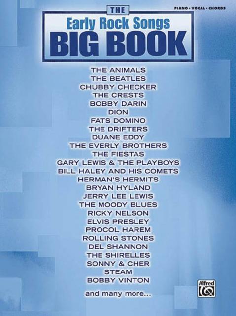 Early Rock Songs Big Book Pvg