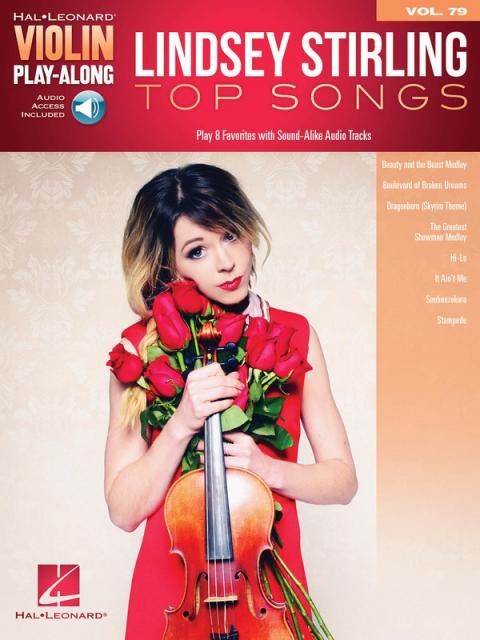 LINDSEY STIRLING TOP SONGS VIOLIN PLAYALONG V79 BK/OLA