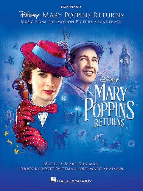 MARY POPPINS RETURNS MOVIE SOUNDTRACK EASY PIANO