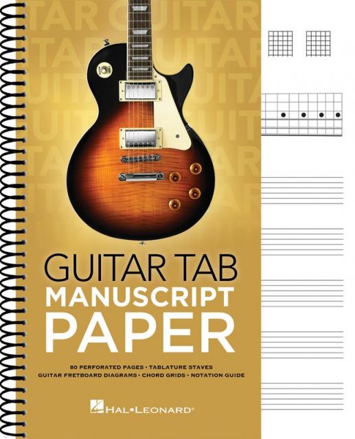 GUITAR TAB MANUSCRIPT PAPER