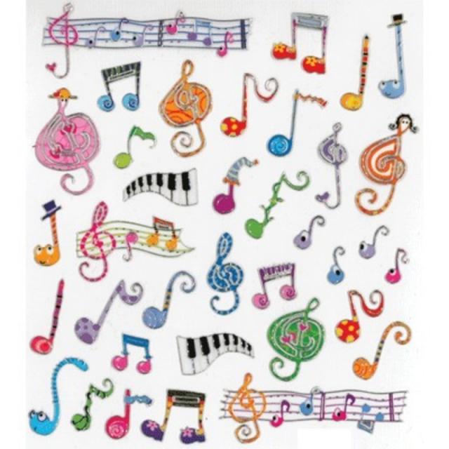 Stickers Whimsy Music