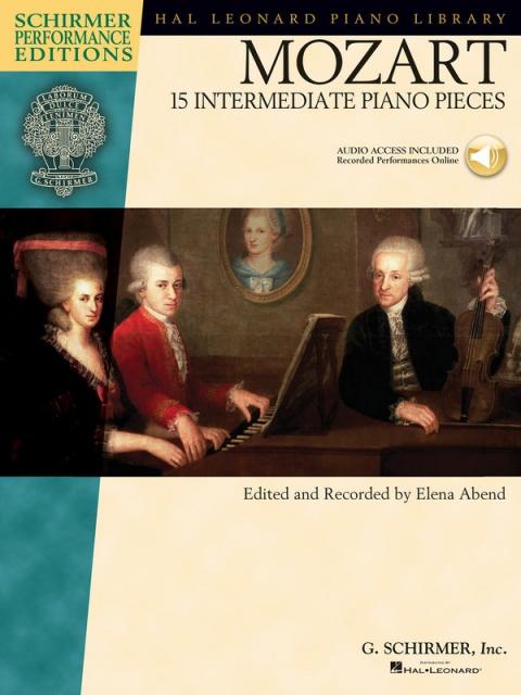 15 Intermediate Piano Pieces (mozart) Spe Bk/cd