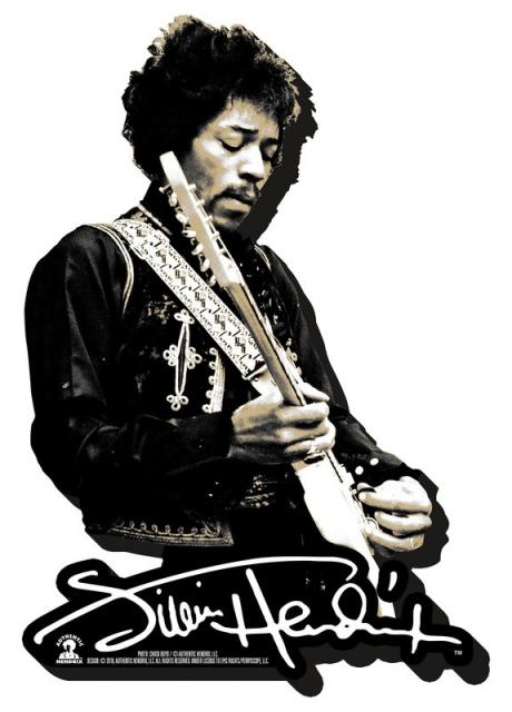 Hendrix Chunky Magnet B&w Signature