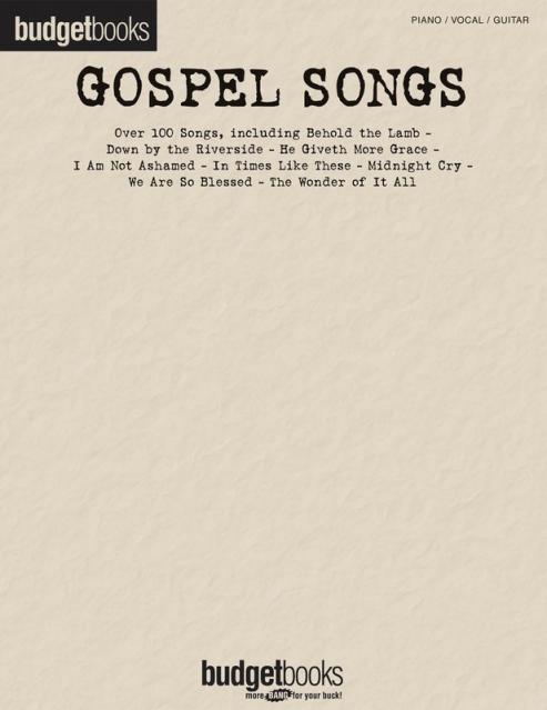 Budget Books Gospel Songs Pvg