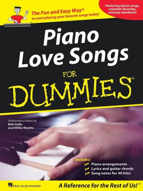 Piano Love Songs For Dummies Pvg