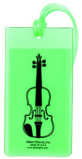 Id Tag Soft Rubber Violin