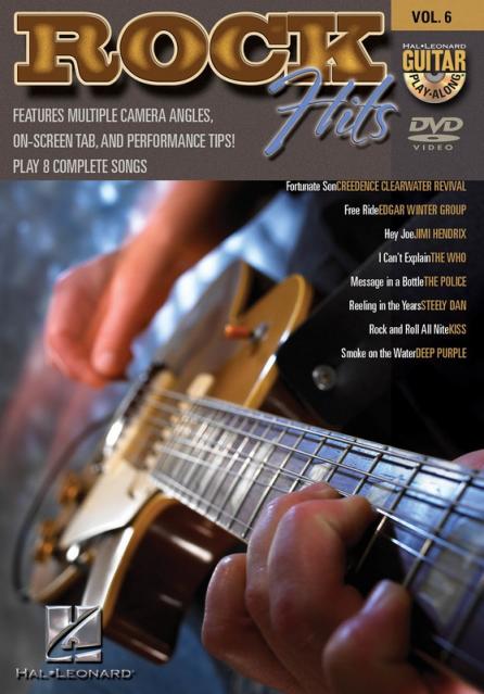 Rock Hits Guitar Play Along Dvd Vol 6