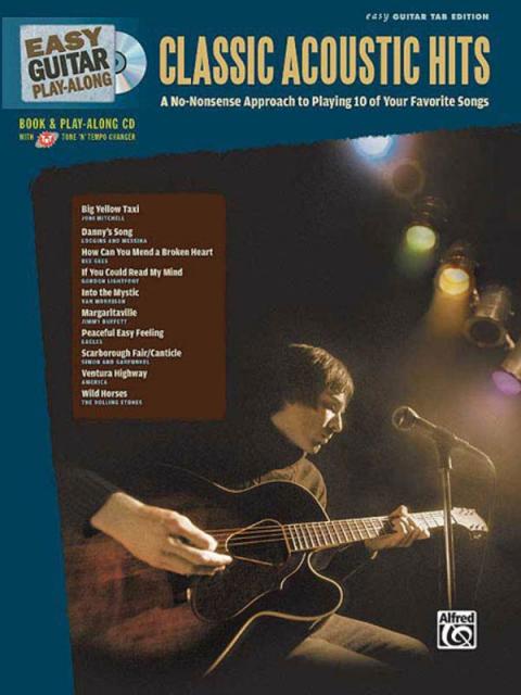 Easy Guitar Play Along Classic Acoustic Hits Bk/