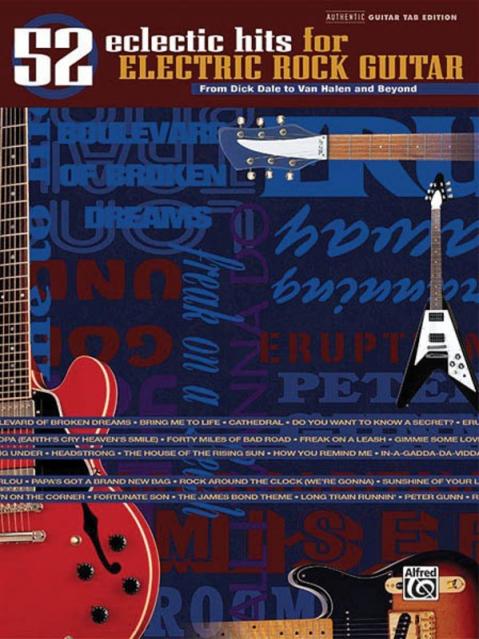 52 Eclectic Hits For Electric Rock Guitar Tab