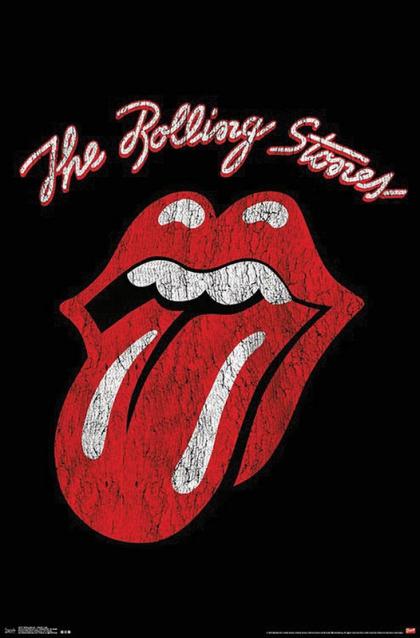 ROLLING STONES - CLASSIC LOGO WALL POSTER