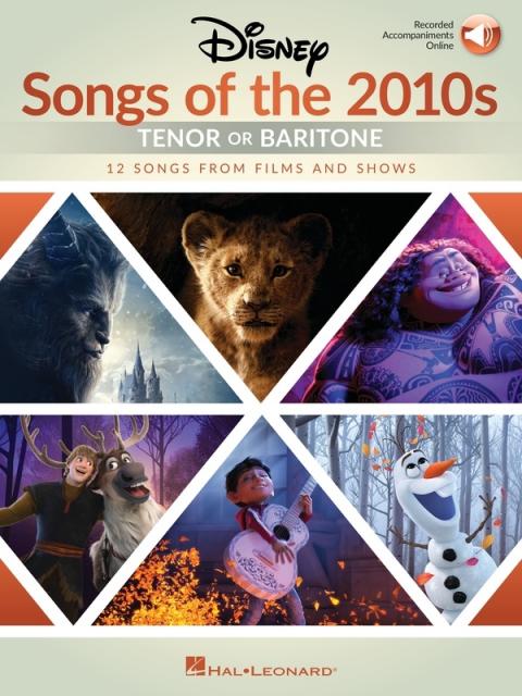 DISNEY SONGS OF THE 2010S TENOR OR BARITONE BK/OLA