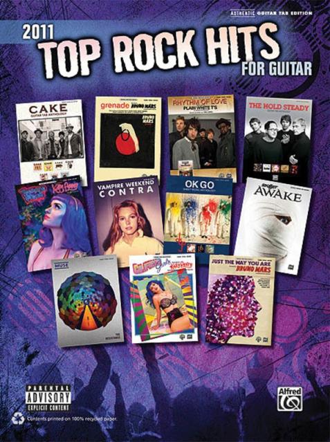 2011 Top Rock Hits For Guitar Tab