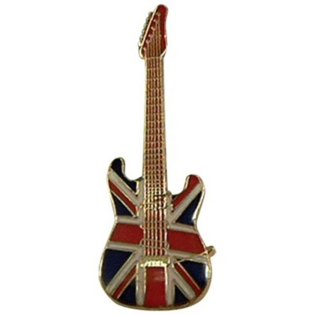 Mini Pin Strat British Flag