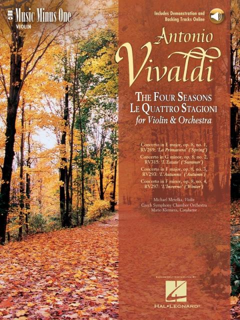 Vivaldi - Four Seasons Op 8 1-4 Violin Bk/2cd