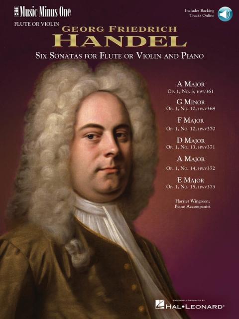 Handel - 6 Sonatas For Flute/piano Bk/cd