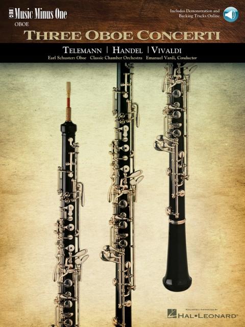 3 OBOE CONCERTI TELEMANN/HANDEL/VIVALDI BK/OLA