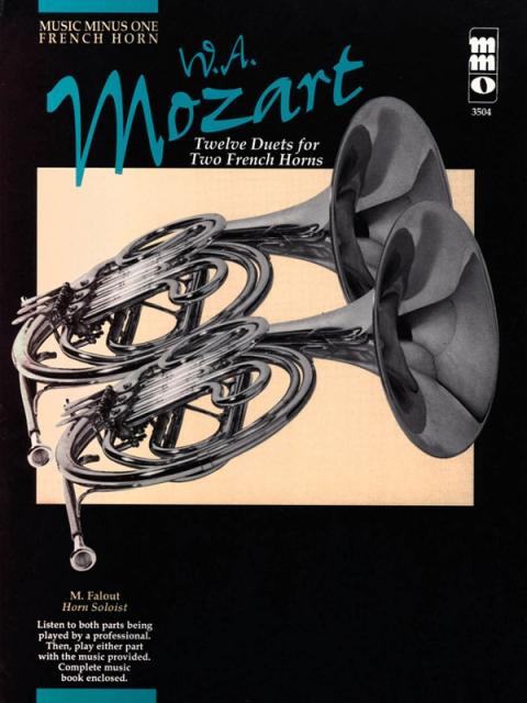 Mozart - Twelve Duets For 2 French Horns Bk/cd