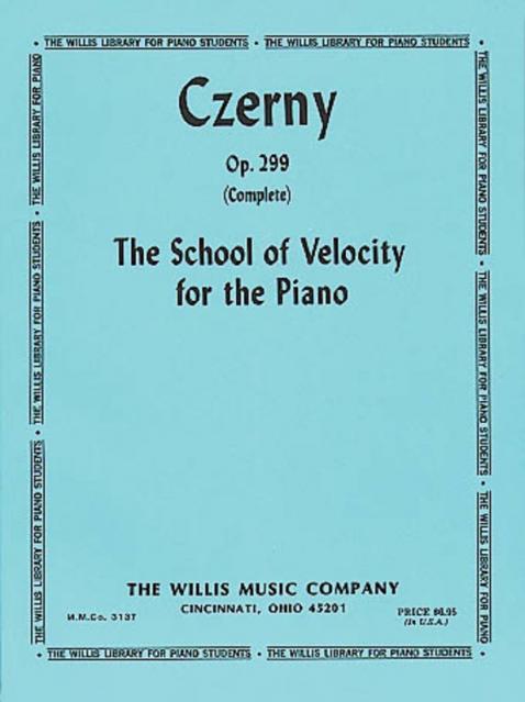 CZERNY - SCHOOL OF VELOCITY OP 299 COMPLETE