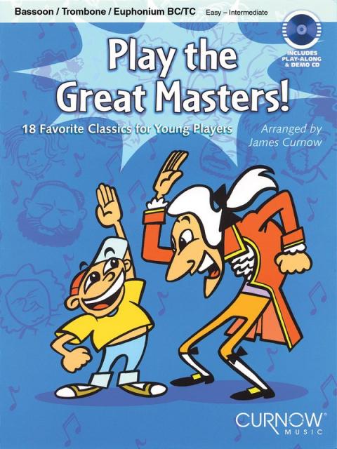 Play The Great Masters Trom Euph Bsn Bk/cd