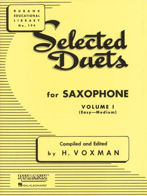 Selected Duets Vol 1 Saxophone Easy/medium