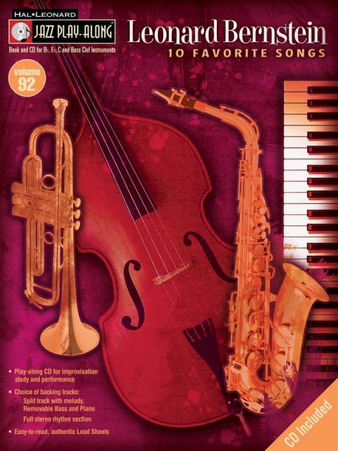 Leonard Bernstein Jazz Play Along Bk/cd V92