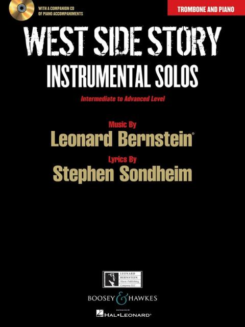 West Side Story Trombone And Piano Bk/cd Int-adv