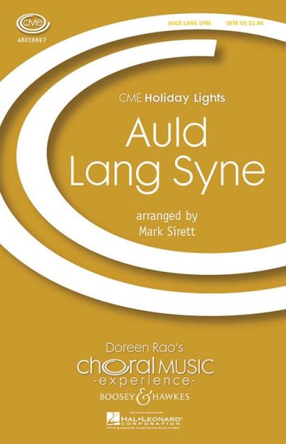 Auld Lang Syne Satb