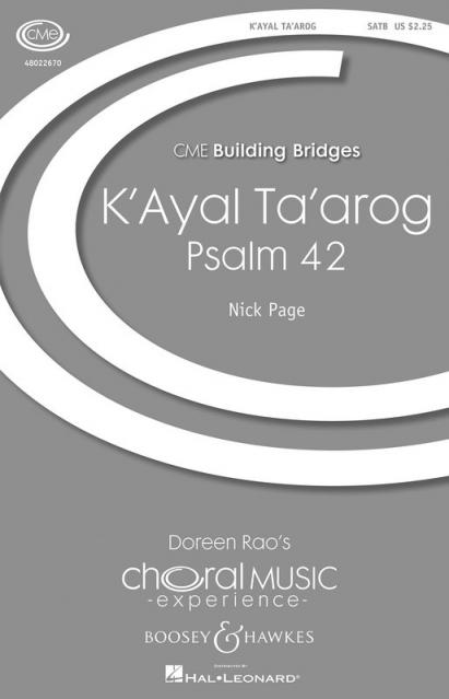 Kayal Taarog (psalm 42) Satb