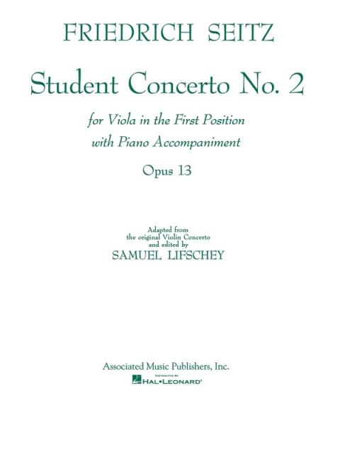 Seitz - Student Concerto No 2 Viola/piano