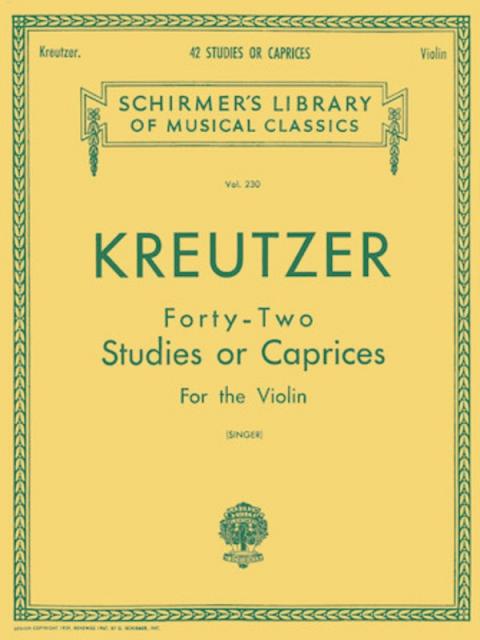 Kreutzer - 42 Studies Or Caprices For Violin