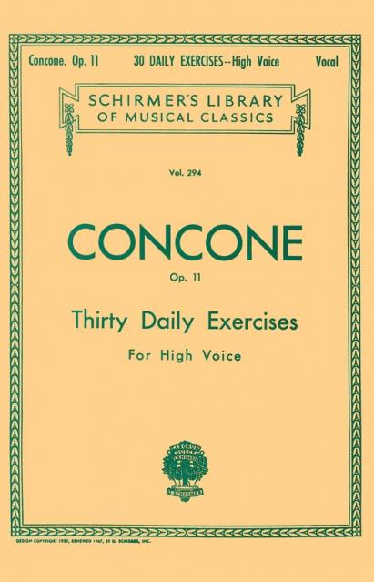 Concone Daily Exer.op 11 Lib.294 High