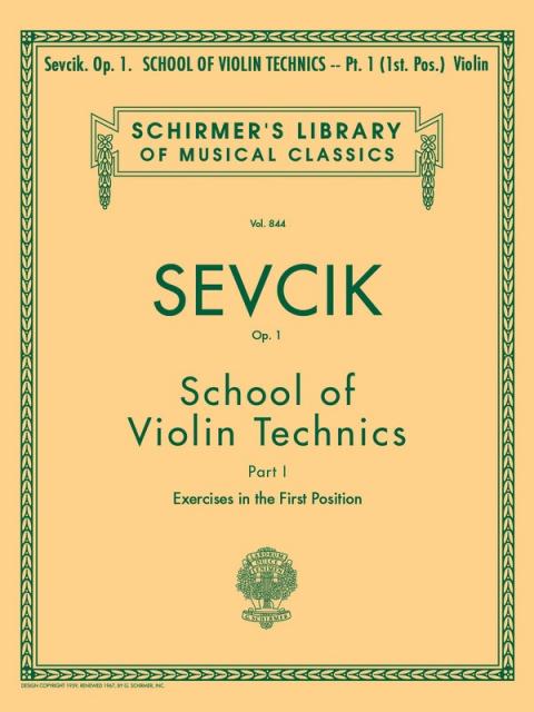 Sevcik - School Of Violin Technics Op 1 Pt 1