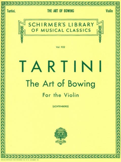 Tartini Art Of Bowing Lib.922 Vln