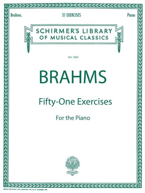 Brahms - 51 Exercises For Piano