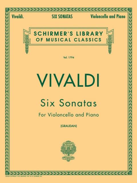 Vivaldi - 6 Sonatas For Cello/piano